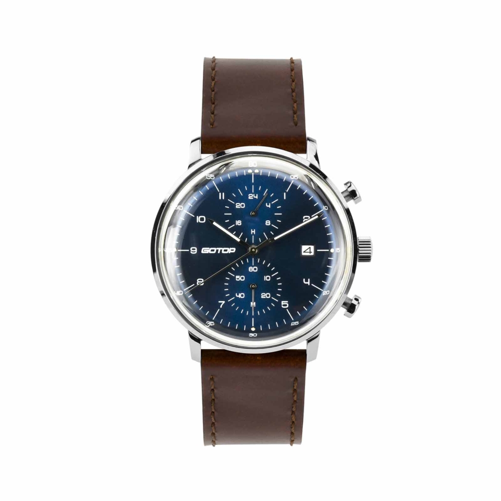 SS313 Men's Blue Dial Chronograph Watch
