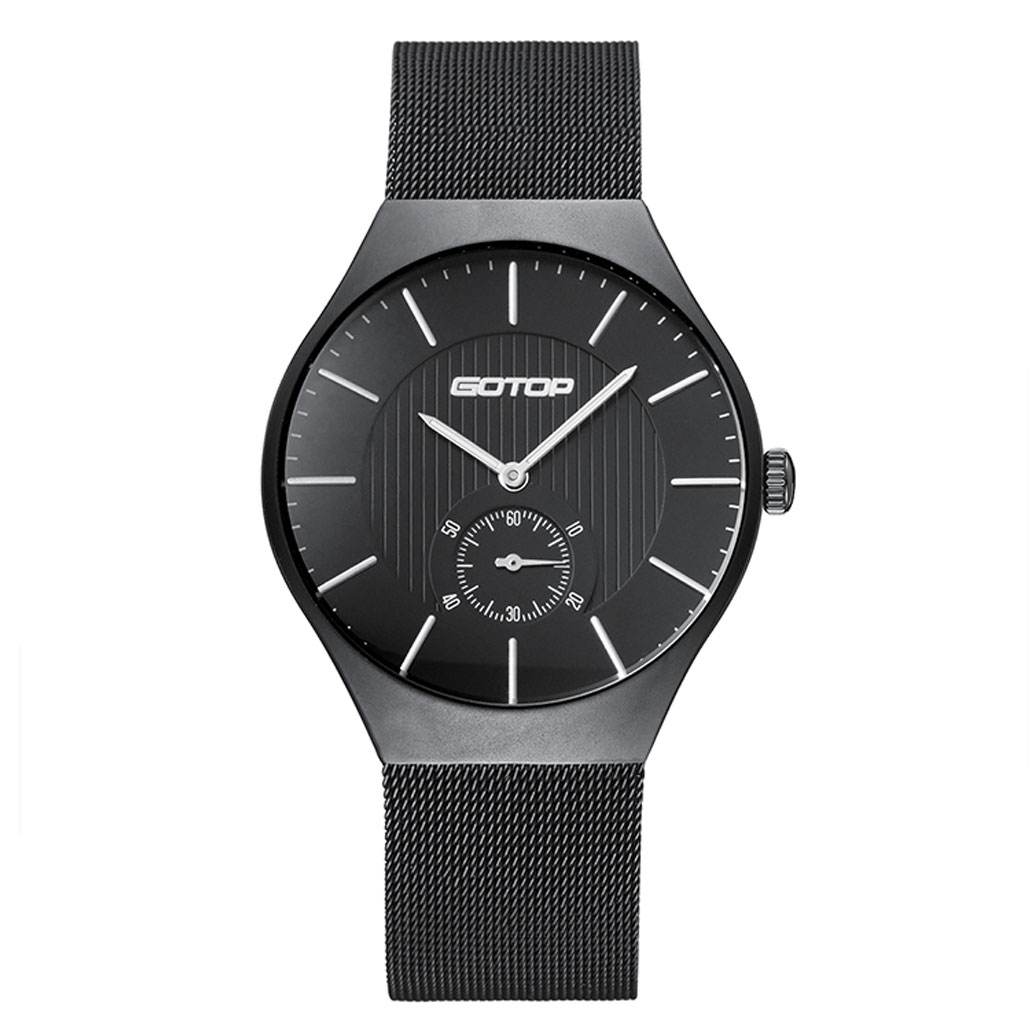 AW164 Matt Black Stainless Steel Men's Watch