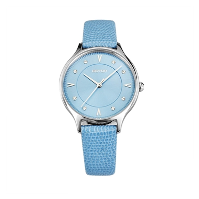 Middle Sunray Steel Case Watch for Woman