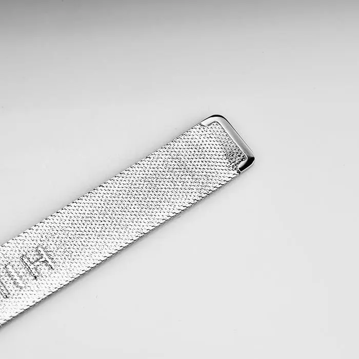 16MM 75*120MM Silver Watch Strap