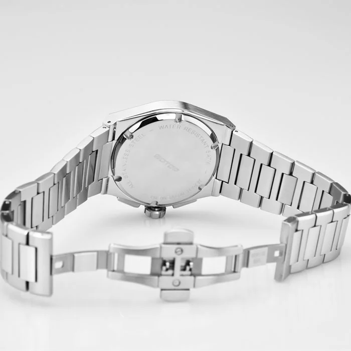 Brushed Custom Watches High Quality Luminous Polished Chamfer Watch for Men