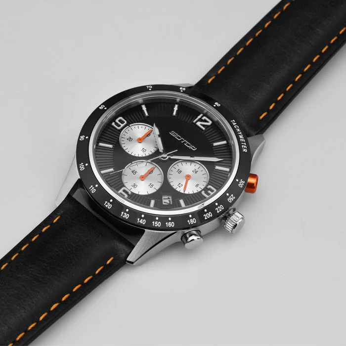 Custom Men Quartz Chronograph Stainless Steel