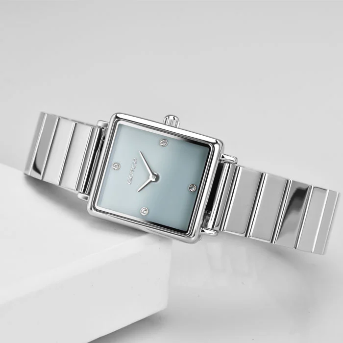 Vintage Waterproof Stainless Steel Quartz Ladies Fashion Diamond Minimalist Luxury Watch For Women