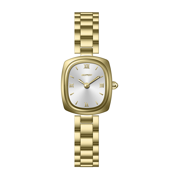 square dial womens steel watch multiple color options elegant design precision movement1