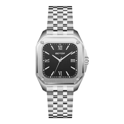 Minimalist Vintage Square Men's Watch Design